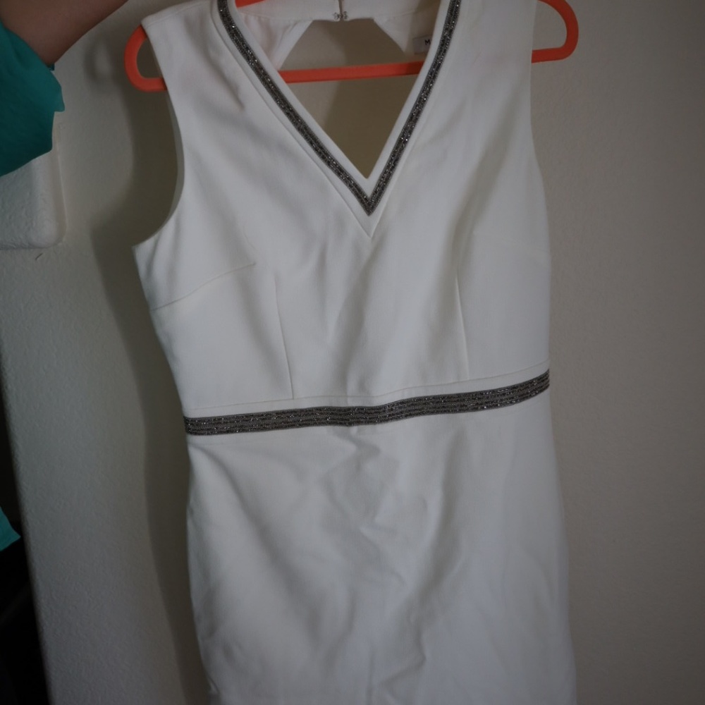 White dress of a French brand